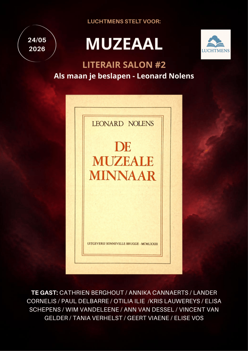 Literair salon #2:&nbsp;Muzeaal